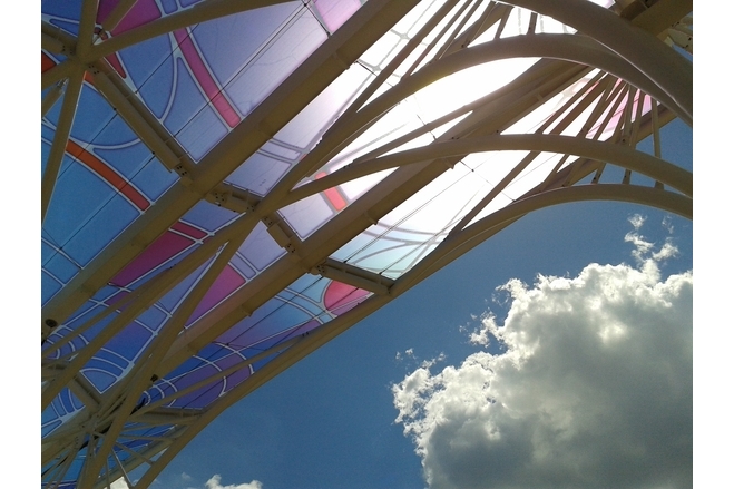 LODZ Tramstation ETFE - Post installation 3